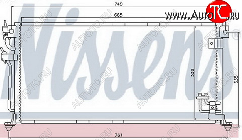 3 899 р. LANCER КОНДЕНСАТОР КОНДИЦ BODYPARTS mblan04-930  с доставкой в г. Майкоп