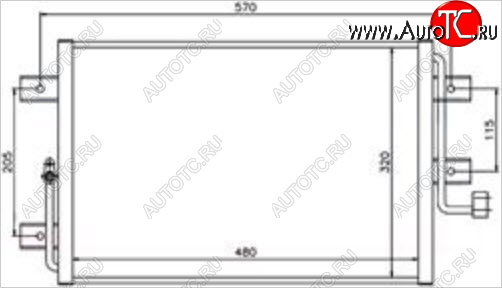 3 499 р. ALBEA (PALIO 98-) КОНДЕНСАТОР КОНДИЦ BODYPARTS ftalb05-930  с доставкой в г. Майкоп