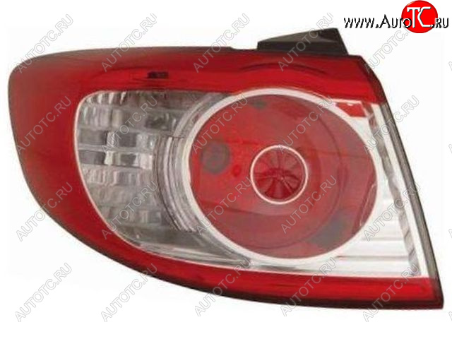 8 849 р. Левый фонарь DEPO Hyundai Santa Fe CM рестайлинг (2009-2012)  с доставкой в г. Майкоп