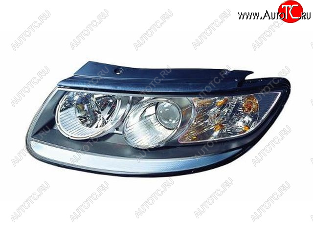 12 749 р. Правая фара (корректор) DEPO Hyundai Santa Fe CM дорестайлинг (2006-2009)  с доставкой в г. Майкоп
