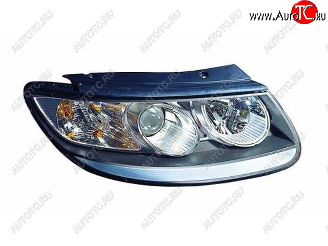 12 749 р. Левая фара (корректор) DEPO Hyundai Santa Fe CM дорестайлинг (2006-2009)  с доставкой в г. Майкоп