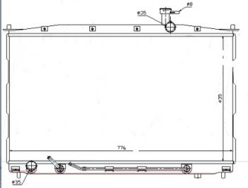 8 599 р. SANTA FE РАДИАТОР ОХЛАЖДЕН (бензин) (см.каталог) BODYPARTS hnsfe06-911  с доставкой в г. Майкоп. Увеличить фотографию 1