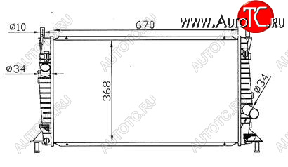 3 499 р. 3 (+ FD FOCUS 05-  C-MAX 03- VV S40 04-) РАДИАТОР ОХЛАЖДЕН 1.3 1.6 2 BODYPARTS mzx0304-913  с доставкой в г. Майкоп