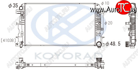 11 349 р. SPRINTER {CRAFTER 06-} РАДИАТОР ОХЛАЖДЕН (см.каталог) MT (KOYO) KOYORAD mdspr06-913  с доставкой в г. Майкоп