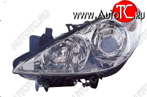 11 399 р. Левая фара (с электрокорректором, линзован) BODYPARTS  Peugeot 307 ( хэтчбэк 5 дв.,  хэтчбэк 3 дв.) (2005-2008) рестайлинг  с доставкой в г. Майкоп