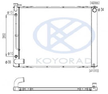 11 399 р. RX300 РАДИАТОР ОХЛАЖДЕН AT 3 3.3 (KOYO) ПОЛНОСТЬЮ АЛЮМИН KOYORAD lxrx303-910a  с доставкой в г. Майкоп. Увеличить фотографию 1