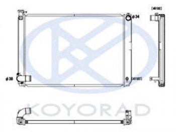 14 899 р. RX300 {HIGHLANDER 05-} РАДИАТОР ОХЛАЖДЕН ГИБРИД AT 3.3 (KOYO) KOYORAD lxrx303-911  с доставкой в г. Майкоп. Увеличить фотографию 1