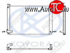 14 899 р. RX300 {HIGHLANDER 05-} РАДИАТОР ОХЛАЖДЕН ГИБРИД AT 3.3 (KOYO) KOYORAD lxrx303-911  с доставкой в г. Майкоп