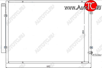 3 599 р. RX300 (RX330HARIERHIGHLANDER 05-) КОНДЕНСАТОР КОНДИЦ 3.3 BODYPARTS lxrx305-931  с доставкой в г. Майкоп