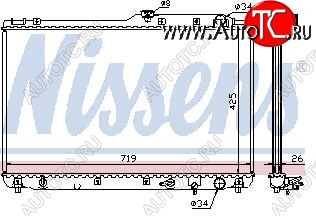 7 599 р. CAMRY (LX ES300) РАДИАТОР ОХЛАЖДЕН ПРАВ НИЖН ВЫХОД С ГОРЛОВИН AT 3 (2 ряд) BODYPARTS tycam92-910-r  с доставкой в г. Майкоп