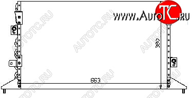 8 449 р. CAMRY (LX ES300) КОНДЕНСАТОР КОНДИЦ (R12) BODYPARTS tycam92-930  с доставкой в г. Майкоп