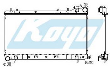 10 799 р. IMPREZA {FORESTER MT 2} РАДИАТОР ОХЛАЖДЕН MT 1.5 1.8 2 (KOYO) KOYORAD sbimp97-910  с доставкой в г. Майкоп. Увеличить фотографию 1