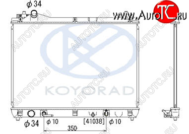 9 299 р. G.VITARA РАДИАТОР ОХЛАЖДЕН 2 AT (KOYO) KOYORAD szgvt06-911  с доставкой в г. Майкоп