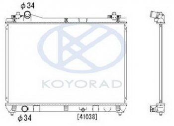 12 999 р. G.VITARA РАДИАТОР ОХЛАЖДЕН 2 MT (KOYO) KOYORAD szgvt06-910  с доставкой в г. Майкоп. Увеличить фотографию 1