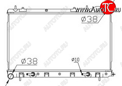 4 699 р. FORESTER РАДИАТОР ОХЛАЖДЕН AT 2 БЕЗ ГОРЛОВИН BODYPARTS sbfor99-911  с доставкой в г. Майкоп
