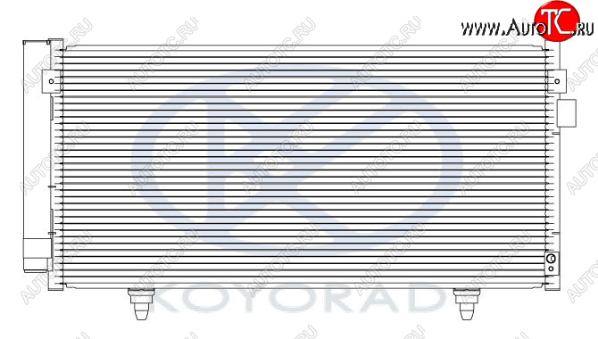 5 999 р. IMPREZA {FORESTER 07-} КОНДЕНСАТОР КОНДИЦ (KOYO) KOYORAD sbimp07-930  с доставкой в г. Майкоп