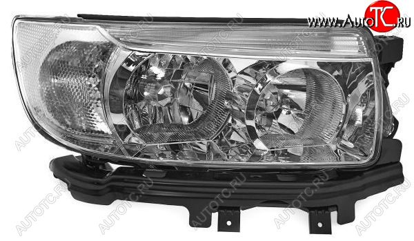 17 549 р. Правая фара (c электрокорректором) DEPO Subaru Forester SG рестайлинг (2005-2008)  с доставкой в г. Майкоп