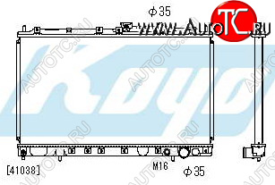 10 499 р. LANCER {COLT 92-} РАДИАТОР ОХЛАЖДЕН MT 1.6 1.8 (KOYO) KOYORAD mblan92-910  с доставкой в г. Майкоп