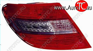 7 249 р. Левый фонарь (диодный) DEPO Mercedes-Benz C-Class W204 дорестайлинг седан (2007-2011)  с доставкой в г. Майкоп