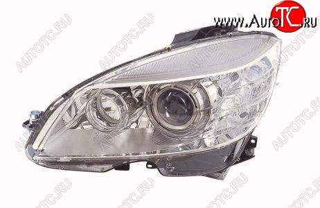 31 549 р. Левая фара (с электрокорректором, ксенон) BodyParts Mercedes-Benz C-Class W204 дорестайлинг седан (2007-2011)  с доставкой в г. Майкоп