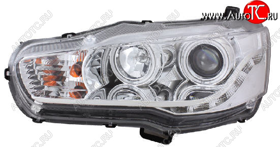 30 599 р. LANCER ФАРА Л+П (КОМПЛЕКТ) ТЮНИНГ ЛИНЗОВАН (DEVIL EYES) С СВЕТЯЩ ОБОДК БЕЗ КОРРЕКТОР (EAGLE EYES) ВНУТРИ ХРОМ EAGLE EYES mblan07-002h-n  с доставкой в г. Майкоп