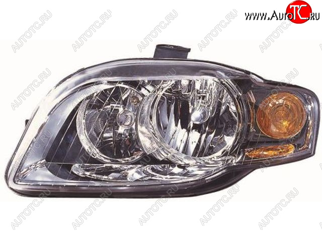 7 499 р. Левая фара (c электрокорректором) DEPO Audi A4 B7 седан (2004-2008)  с доставкой в г. Майкоп