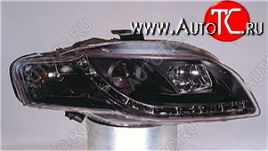37 649 р. AUDI A4 ФАРА Л+П (КОМПЛЕКТ) ТЮНИНГ (DEVIL EYES) (SONAR) ЛИНЗОВАН С РЕГ.МОТОР ВНУТРИ ЧЕРН SONAR ai0a405-003b-n  с доставкой в г. Майкоп