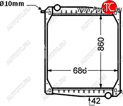 20 499 р. SCANIA 114 (860 x 679 x 48 mm) РАДИАТОР ОХЛАЖДЕН (см.каталог) BODYPARTS sc11496-910  с доставкой в г. Майкоп
