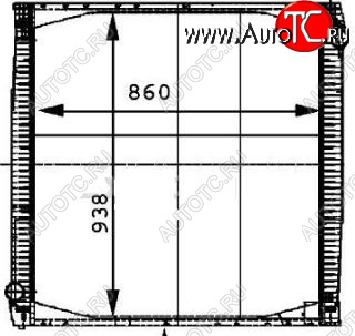 13 599 р. SCANIA 114 (860 x 920 x 40 mm) РАДИАТОР ОХЛАЖДЕН (см.каталог) BODYPARTS sc11496-911  с доставкой в г. Майкоп
