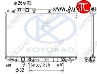 7 999 р. CIVIC {375x695 мм} РАДИАТОР ОХЛАЖДЕН (СЕДАН) (ХЭТЧБЭК) AT (KOYO) KOYORAD hdcvc06-912  с доставкой в г. Майкоп