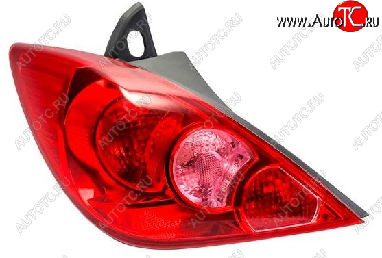 5 999 р. Левый фонарь DEPO  Nissan Tiida  1 хэтчбек (2007-2010) C11 дорестайлинг  с доставкой в г. Майкоп