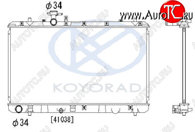 13 399 р. SX-4 РАДИАТОР ОХЛАЖДЕН 1.5 1.6 MT (KOYO) KOYORAD szsx406-910  с доставкой в г. Майкоп
