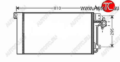 3 599 р. TRANSPORTER КОНДЕНСАТОР КОНДИЦ BODYPARTS vwtrn03-931  с доставкой в г. Майкоп
