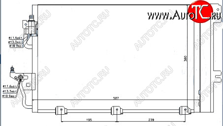 4 549 р. ASTRA (+ ZAFIRA 05-) КОНДЕНСАТОР КОНДИЦ (см.каталог) BODYPARTS opast04-931  с доставкой в г. Майкоп