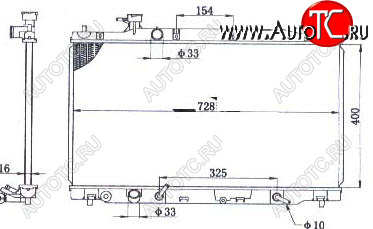 4 999 р. CR-V РАДИАТОР ОХЛАЖДЕН AT BODYPARTS hdcrv07-911  с доставкой в г. Майкоп