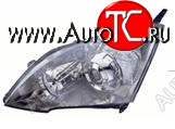 12 449 р. Левая фара (под корректор, линзован) DEPO Honda CR-V RE1,RE2,RE3,RE4,RE5,RE7 дорестайлинг (2007-2010)  с доставкой в г. Майкоп