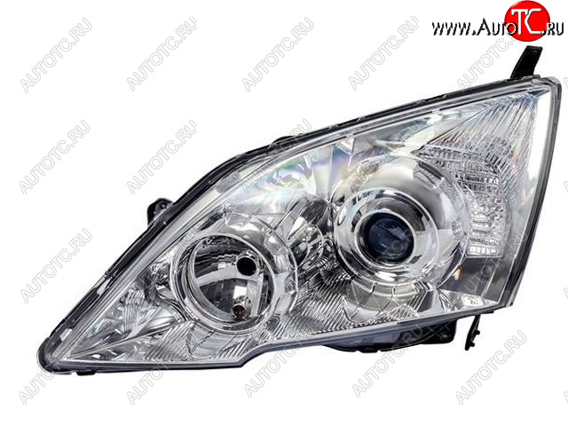 17 349 р. Левая фара (под корректор, линзован) DEPO Honda CR-V RE1,RE2,RE3,RE4,RE5,RE7 дорестайлинг (2007-2010)  с доставкой в г. Майкоп