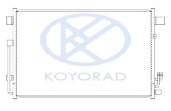 TEANA {13-} КОНДЕНСАТОР КОНДИЦ БЕЗ ОСУШИТ. (KOYO) KOYORAD nnten08-930