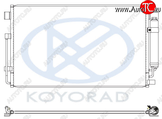 14 949 р. TEANA {13-} КОНДЕНСАТОР КОНДИЦ С ОСУШИТ. (KOYO) KOYORAD nnten08-932  с доставкой в г. Майкоп
