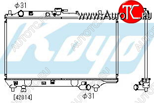 6 399 р. 323F РАДИАТОР ОХЛАЖДЕН MT 1.6 1.8 (5 дв) (KOYO) KOYORAD mz32f90-911  с доставкой в г. Майкоп