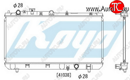 4 499 р. 323 РАДИАТОР ОХЛАЖДЕН MT 1.4 1.6 1.9 (KOYO) KOYORAD mz32398-913  с доставкой в г. Майкоп