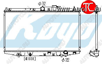 10 599 р. ACCORD (СDPRELUDE 97-) РАДИАТОР ОХЛАЖДЕН MT 2.2 (1 ряд) АЛЮМИН BODYPARTS hdacr94-912a  с доставкой в г. Майкоп
