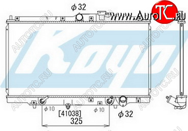 4 999 р. ACCORD {CDPRELUDE 97-} РАДИАТОР ОХЛАЖДЕН AT 2 2.2 (KOYO) KOYORAD hdacr94-911  с доставкой в г. Майкоп
