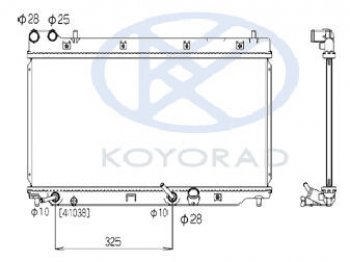 7 349 р. JAZZ {FIT} РАДИАТОР ОХЛАЖДЕН (KOYO) AT KOYORAD hdjaz01-912  с доставкой в г. Майкоп. Увеличить фотографию 1