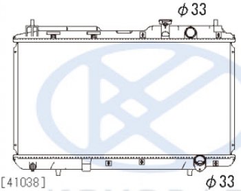 7 449 р. CR-V РАДИАТОР ОХЛАЖДЕН (1 ряд) АЛЮМИН (KOYO) MT KOYORAD hdcrv96-913  с доставкой в г. Майкоп. Увеличить фотографию 1