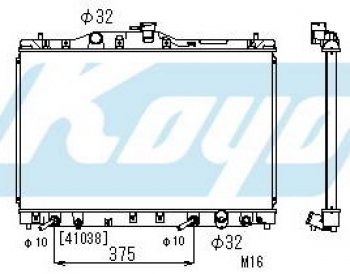 11 449 р. LEGEND РАДИАТОР ОХЛАЖДЕН AT 3.2 (KOYO) KOYORAD hdleg91-910  с доставкой в г. Майкоп. Увеличить фотографию 1