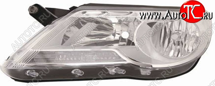 9 899 р. Левая фара (c электрокорректором) DEPO Volkswagen Tiguan NF дорестайлинг (2006-2011)  с доставкой в г. Майкоп