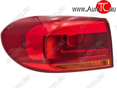 5 599 р. Левый фонарь DEPO Volkswagen Tiguan NF рестайлинг (2011-2017)  с доставкой в г. Майкоп
