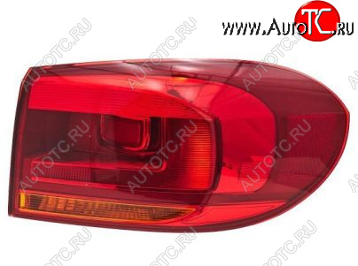 5 599 р. Правый фонарь DEPO Volkswagen Tiguan NF рестайлинг (2011-2017)  с доставкой в г. Майкоп