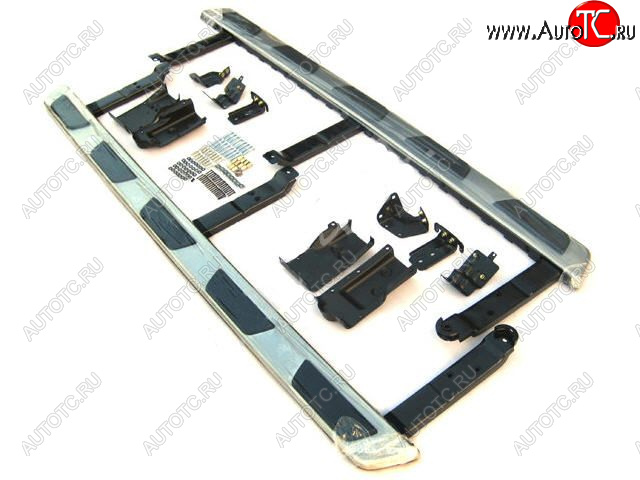 16 449 р. AUDI Q7 ПОРОГ-ПОДНОЖКА Л+П (КОМПЛЕКТ) OEM STYLE АЛЮМИН BODYPARTS ai0q706-4a0a-n  с доставкой в г. Майкоп